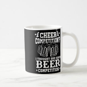 Mug Concours de Cheer Bière Drôle Cheerleader Maman Pa