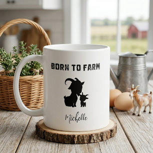 Mug Conçu pour une vie à la campagne avec des racines
