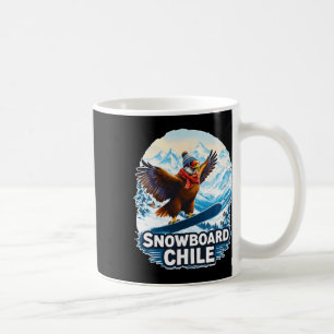 Mug Condor De Snowboard Dans Les Montagnes Du Chili
