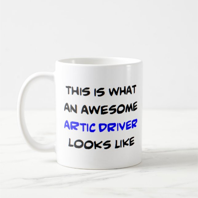Mug conducteur d'arctique, génial (Gauche)