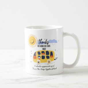 Mug conducteur d'autobus scolaire merci d'être allé pl