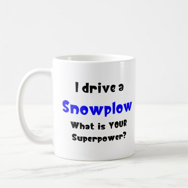 Mug conducteur de chasse à neige (Gauche)