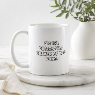 Mug Conducteur désigné de la typographie de mauvais je