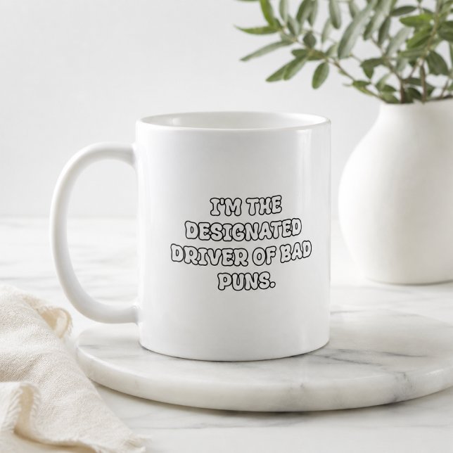 Mug Conducteur désigné de la typographie de mauvais je (Créateur téléchargé)