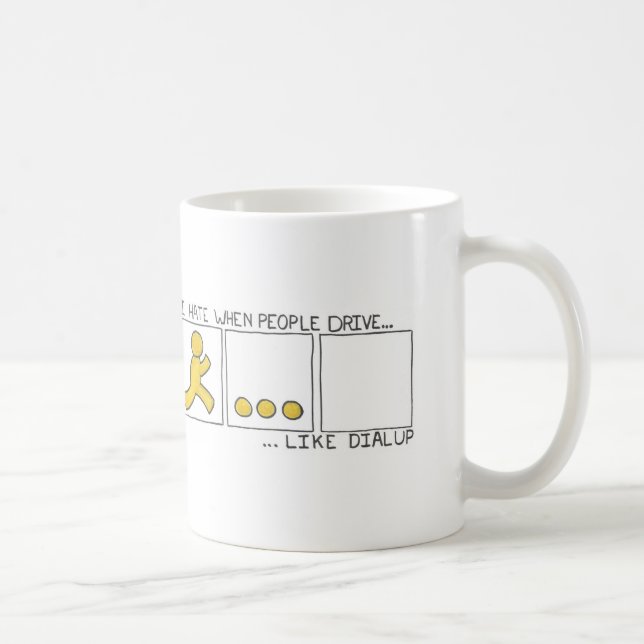 Mug Conduisez comme l'appel téléphonique (Droite)