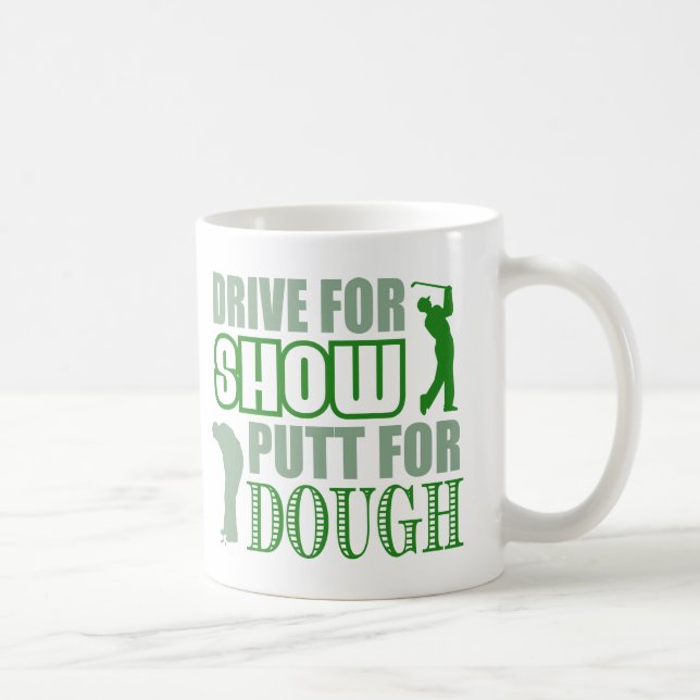 Mug Conduisez en démonstration le putt pour la pâte (Droite)