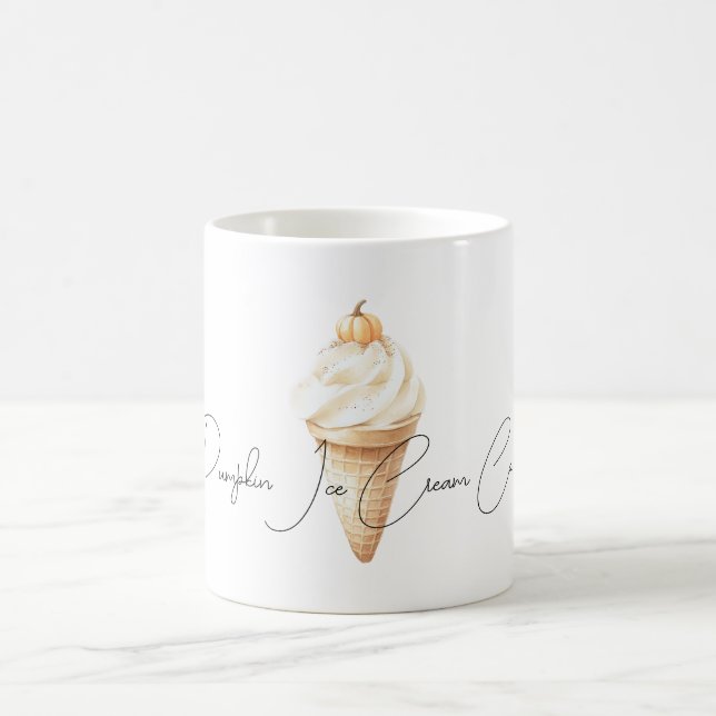 Mug Cône de glace à la citrouille (Centre)