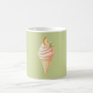 Mug Cône de glace à la pêche