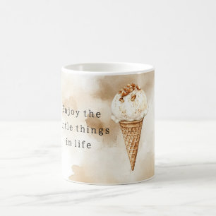 Mug Cône de glace à la vanille de plage