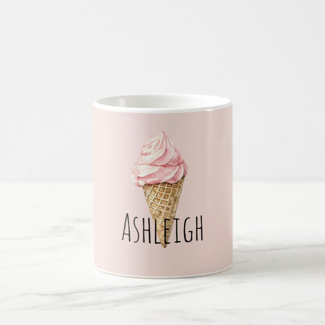 Mug Cône de glace rose (Centre)