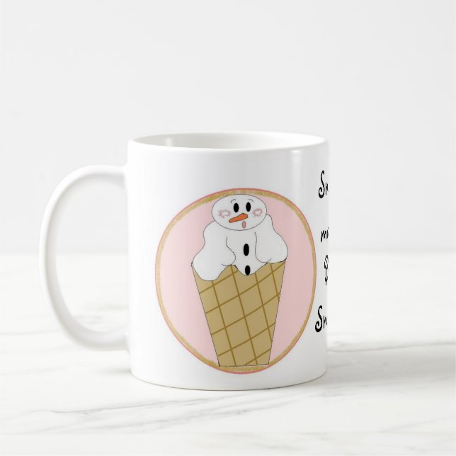 Mug Cône de neige friandise (Gauche)