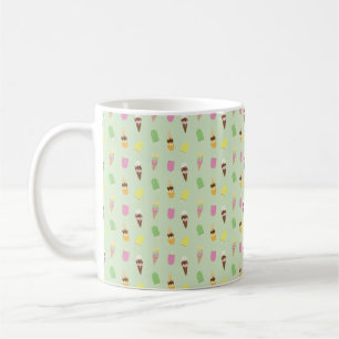 Mug Cônes de crème glacée mignonne, blocs de glace Pop