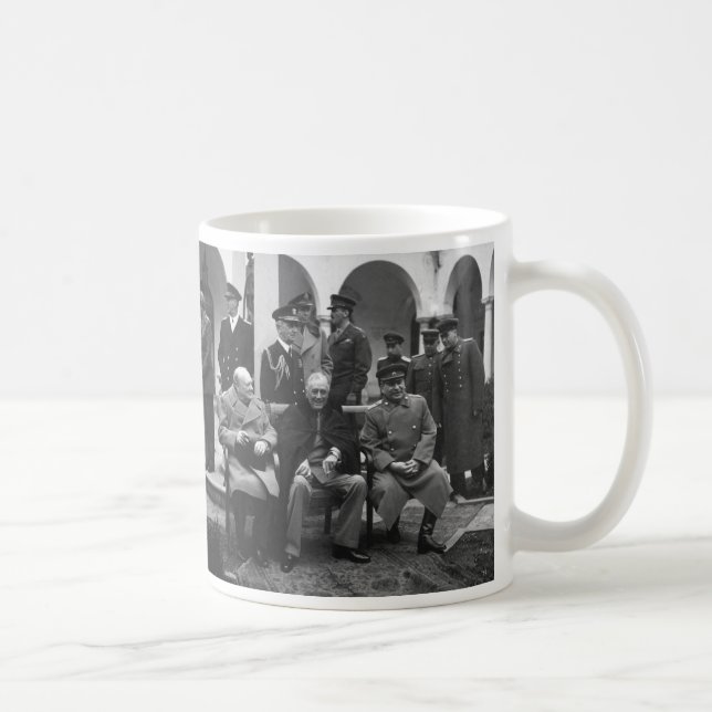 Mug Conférence Roosevelt Stalin Churchill 1945 de (Droite)