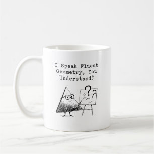 Mug Conférencier de géométrie fluide Magicien de maths