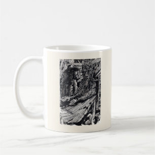 Mug "Confess !", dessin à l'encre d'Inde
