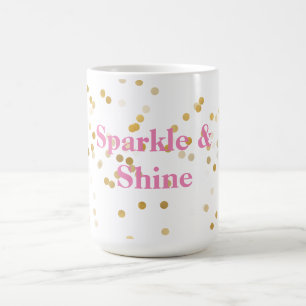 Mug Confetti en or blanc