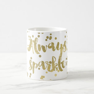 Mug Confettis d'or d'étincelle