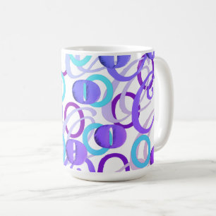 Mug Confettis en forme de lettre "O"