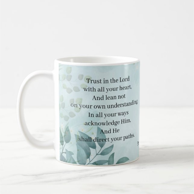 Mug Confiance dans le Seigneur (Gauche)