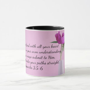 Mug Confiance Dans Le Seigneur Avec Tout Votre Coeur B