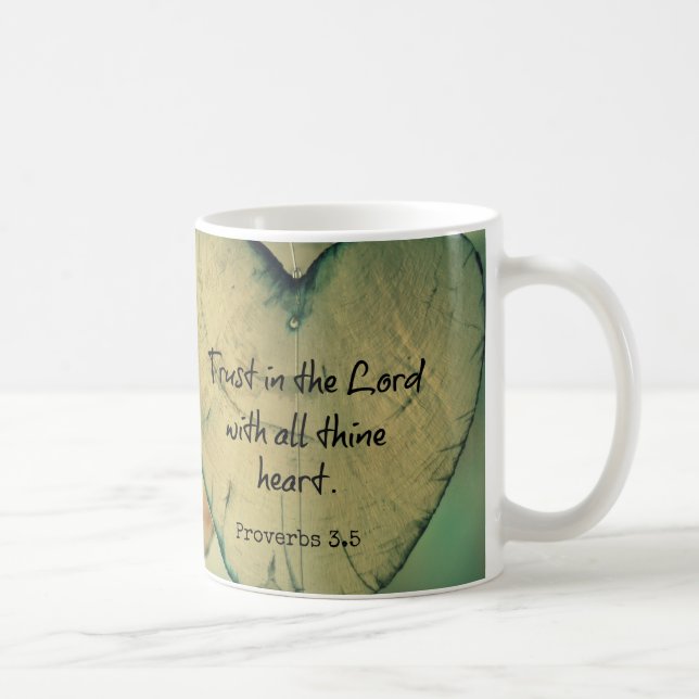 Mug Confiance dans le Seigneur avec toute ta Bible du  (Droite)