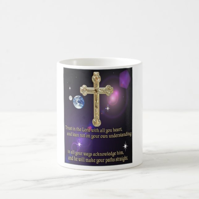Mug Confiance dans le Seigneur proverbes 3:5 dons (Centre)