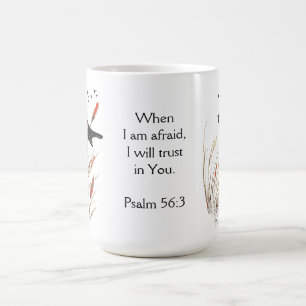 Mug Confiance d'écriture sainte de bible de 56:3 de