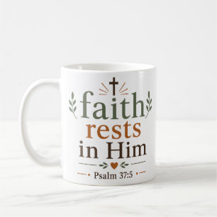 Mug Confiance Repose En Lui Inspirant Chrétien Confort