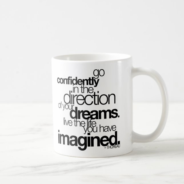 Mug confidently-thoreau-stiles* (Droite)