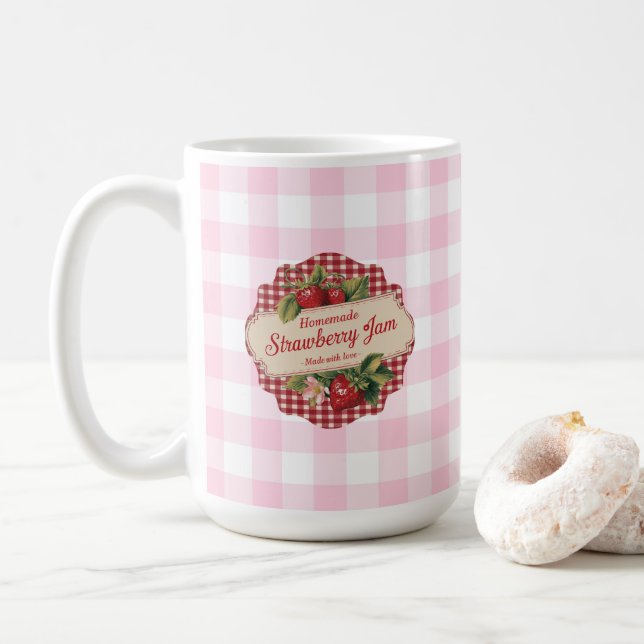 Mug Confiture aux fraises (Avec donut)