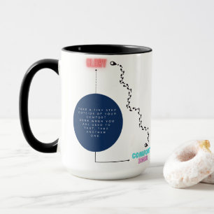 Mug Confort de la zone par rapport à la conception d'u