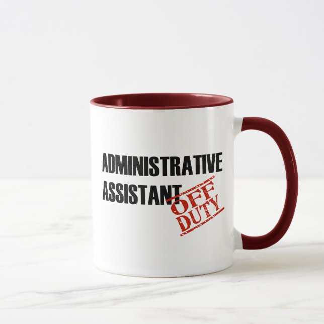 Mug Congé d'aide d'Admin (Droite)