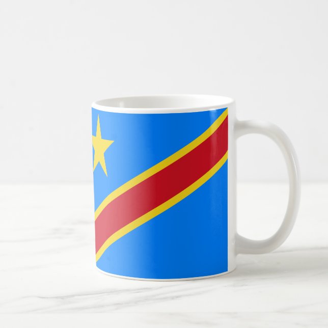 Mug Congo Drapeau en céramique Musique (Droite)