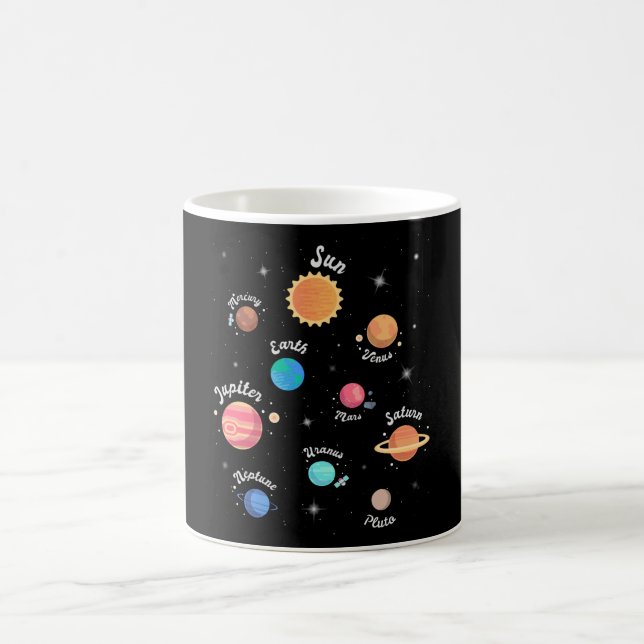 Mug Connaissances des enfants sur les planètes du syst (Centre)