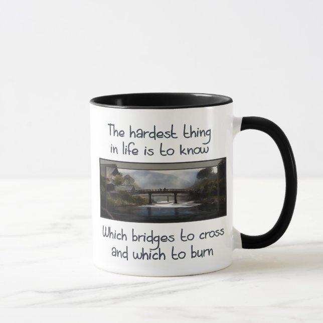 Mug Connaissez quel pont (Droite)