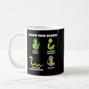 Mug Connaissez Vos Serpents Drôle Noms Danger Noodle N
