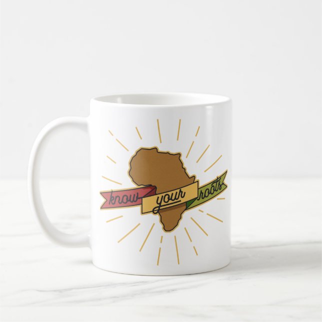Mug Connaissez votre pâte à café Racines (Gauche)
