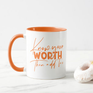 Mug Connaissez Votre Véritable Citation Motivationnell
