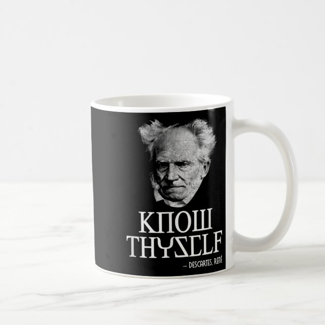 Mug Connaissez-Vous Socrates Descartes Schopenhauer Ph (Droite)