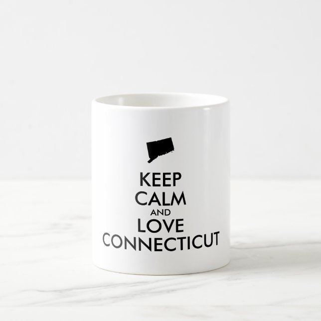 MUG CONNECTICUT PERSONNALISABLE ET CONNECTICUT AMOUR (Centre)