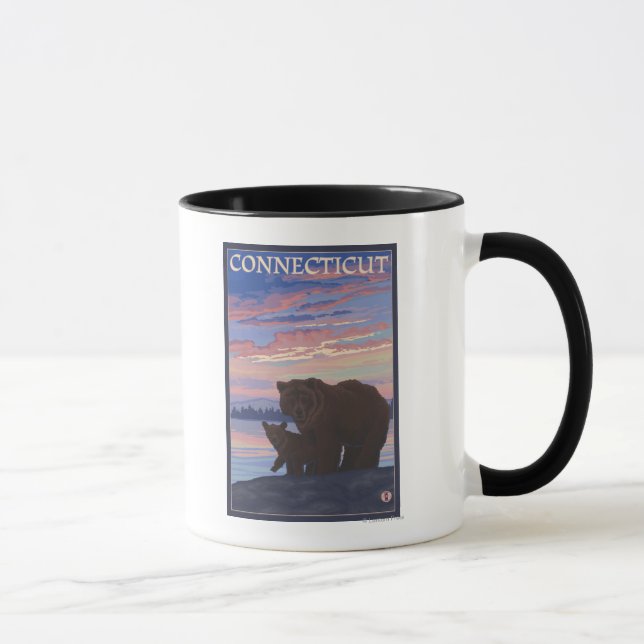 Mug ConnecticutBear et Cub (Droite)
