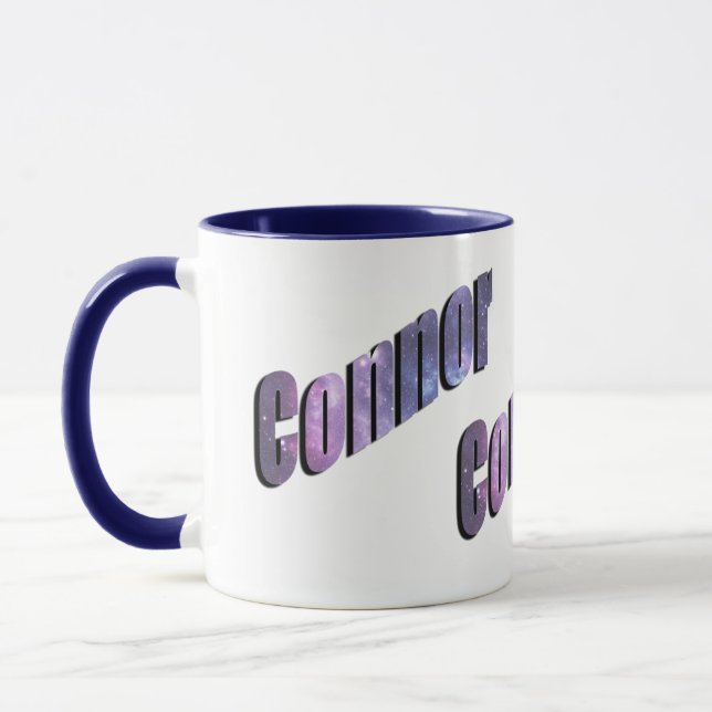 Mug Connor, Nom, Logo, (Gauche)