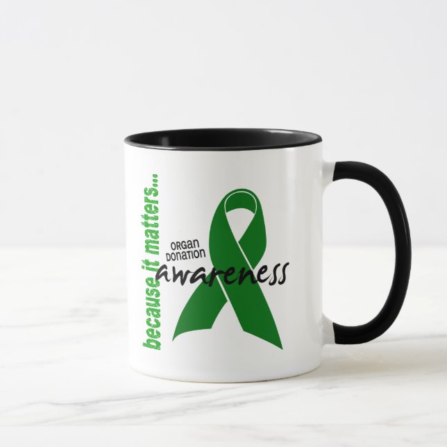 Mug Conscience de donation d'organe (Droite)