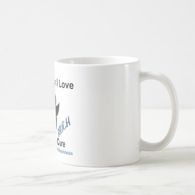 Mug Conscience de la maladie de Huntington quelqu'un (Droite)