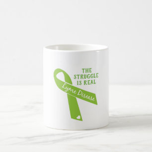 Mug Conscience de la maladie de Lyme - la lutte est