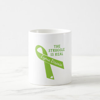 Mug Conscience de la maladie de Lyme - la lutte est