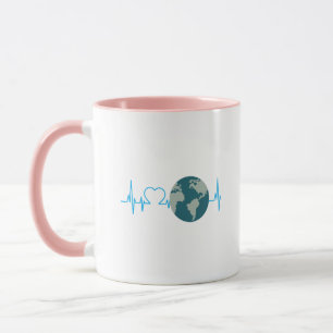 Mug Conscience de l'environnement de jour de la terre