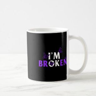 Mug Conscience de l'overdose Je suis cassé Ok Papillon