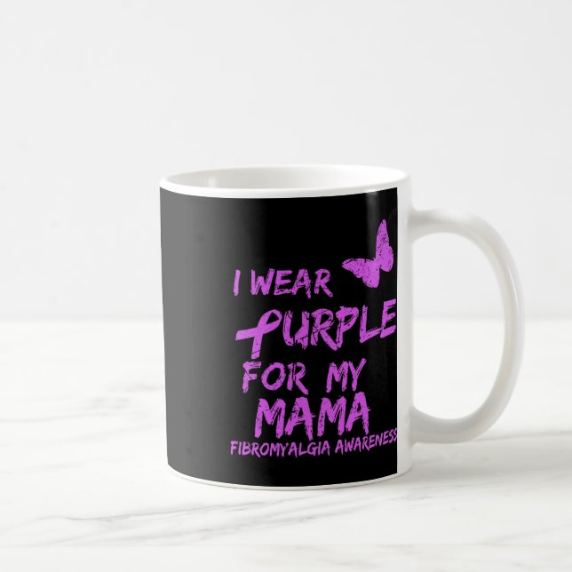 Mug Conscience Je Porte Du Violet Pour Ma Mama 6 (Droite)