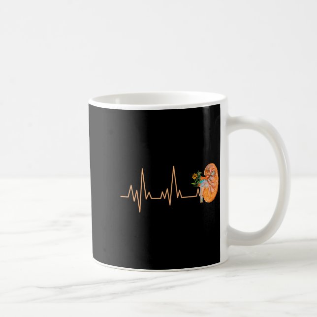 Mug Conscience Rein Pouls Maladie Sensibilisation Dial (Droite)